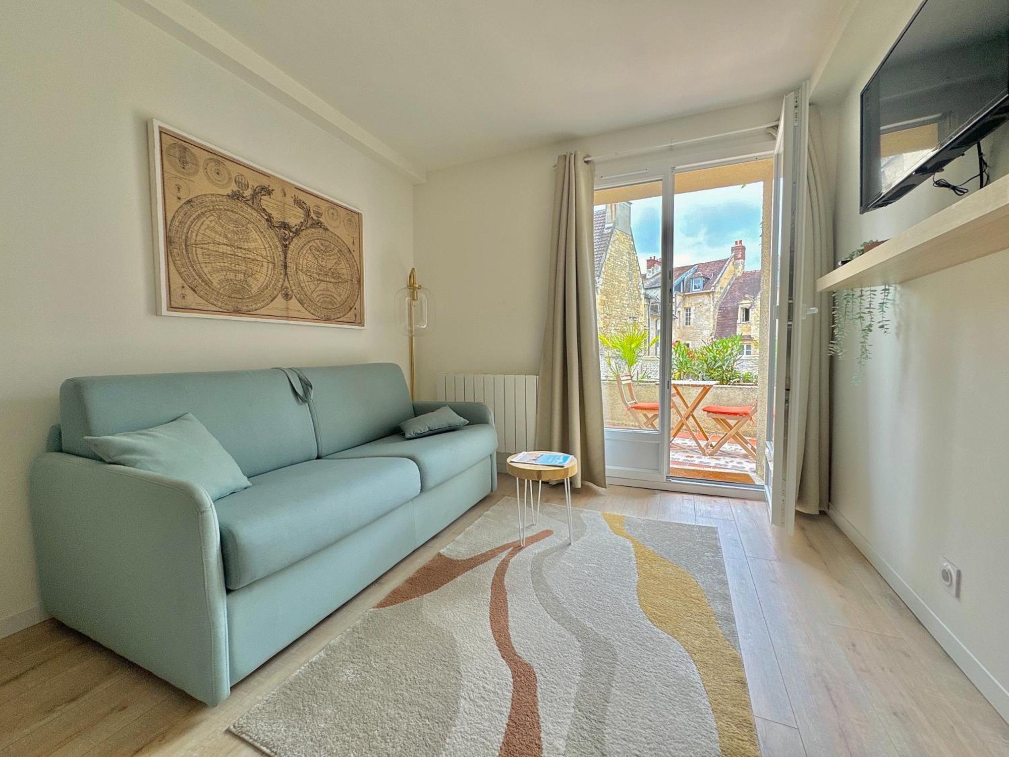 Studio Avec Terrasse - Centre Historique Apartment Кан Екстериор снимка